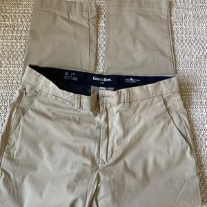 Goodfellow & CO flat front slim chino